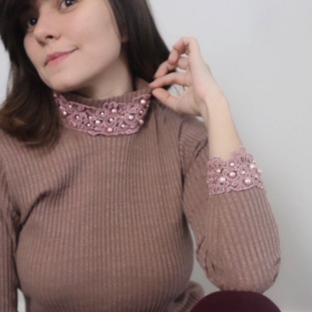 Embroidery cashmere